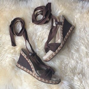 UGG Amelie chocolate espadrilles